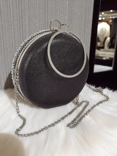 Royalfashion Женский клатч с цирконами Elira Noir