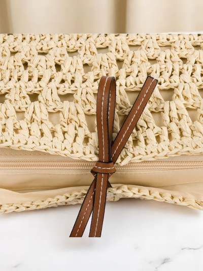 Royalfashion Большая женская сумка из соломы Natural Classic
