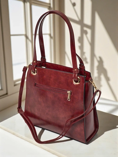 Moteriška pirkinių rankinė iš eko odos Silent Raven