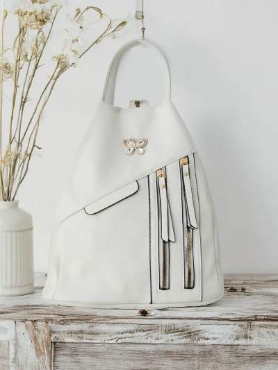 Royalfashion Маленький женский рюкзак из экокожи в форме треугольника