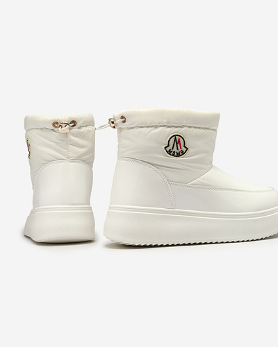 "Royalfashion" Baltos spalvos moteriški sniego batai "Ademra"