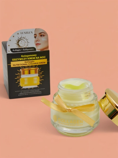Крем для лица Luxelux Collagen питательный ночной 50 г
