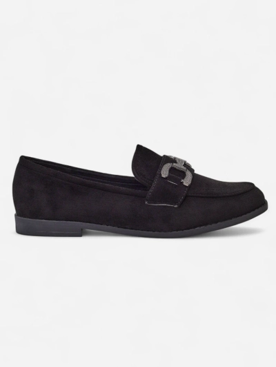 Royalfashion Elegantiški moterų loafers su zirkono dekoracija Zante