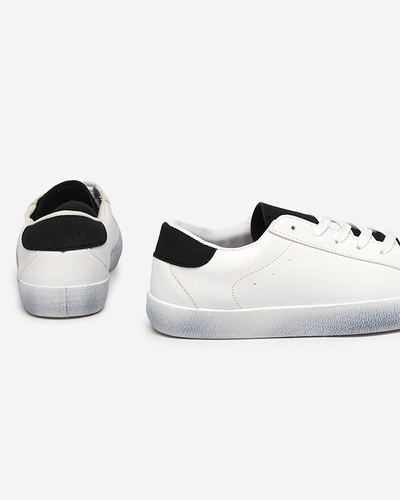 Бело-черные спортивные кроссовки женские Asufi- Footwear