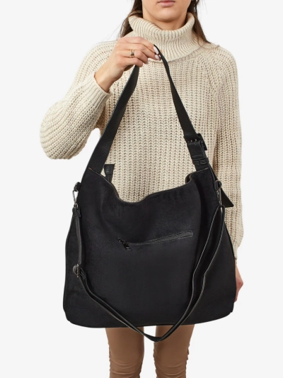 Женская сумка-шоппер из эко-замши Donenn