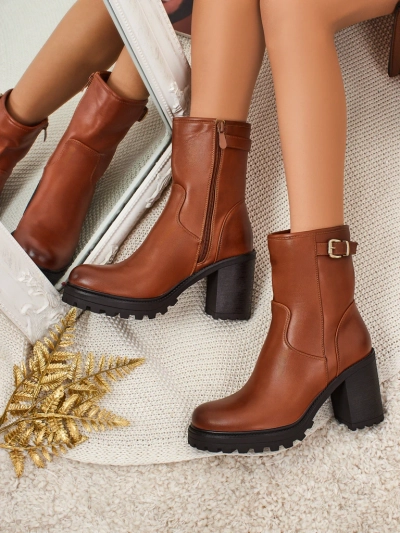 Moteriški eko odos aulinukai su storu kulnu Sylvarra