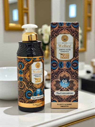 Wellice Aurelia Amino Acid Essence 7in1 Šampūnas 500ml Fluffy Shine Smooth