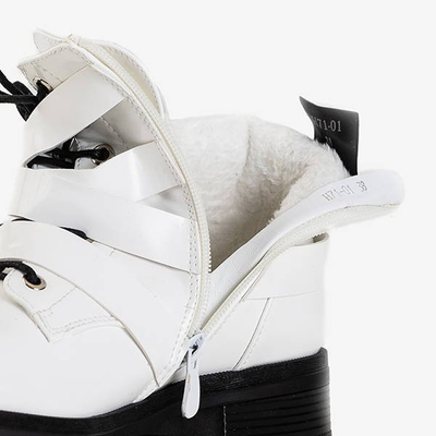 Женские сумки Ermite белого цвета с пряжками - Обувь