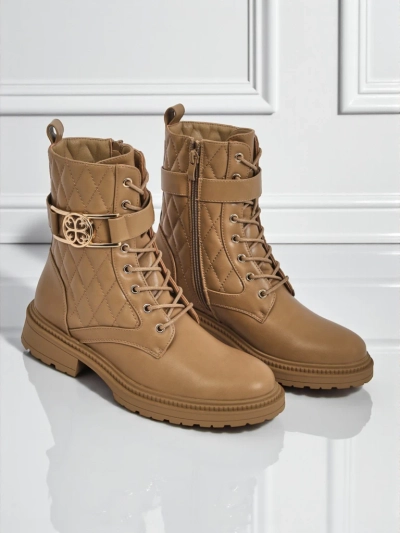 Dygsniuoti moteriški aulinukai iš ekologiškos odos Sable Rose