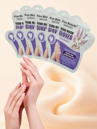 Aurelia Hand Mask Gloves Lavender - Drėkinamosios pirštinės rankoms, 30 g