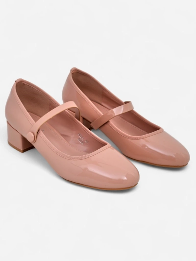 Royalfashion Women's Low Heel Pumps Omagga