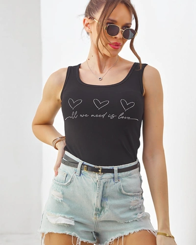 Royalfashion moterų medvilninė palaidinė su širdelėmis