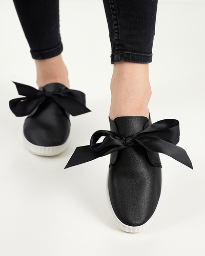 Черные женские слипоны Samhu