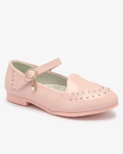 Розовые туфли для девочек со стразами Praja- Footwear