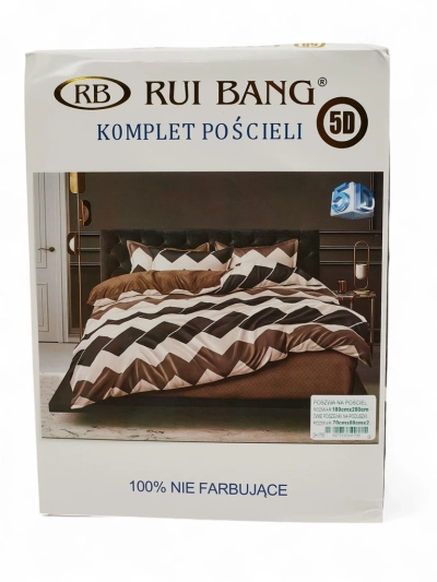 Royalfashion Raštuota patalynė 180x200 komplektas 3 DALYS