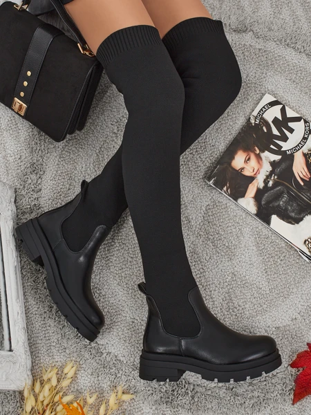 Ilgi moteriški užtraukiami batai Orlina