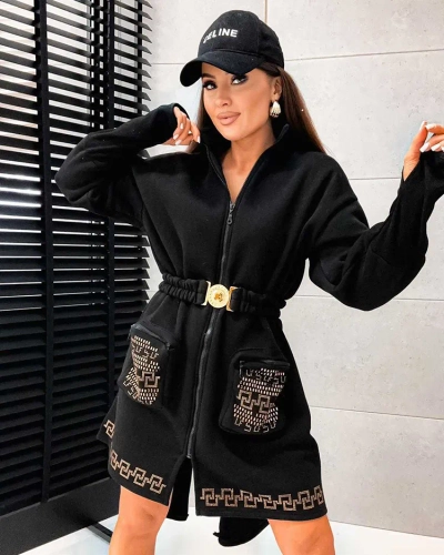 „Royalfashion“ Moteriška mini suknelė, blūzo tipas