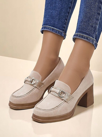 Royalfashion Женские лоферы на блочном каблуке Apareus