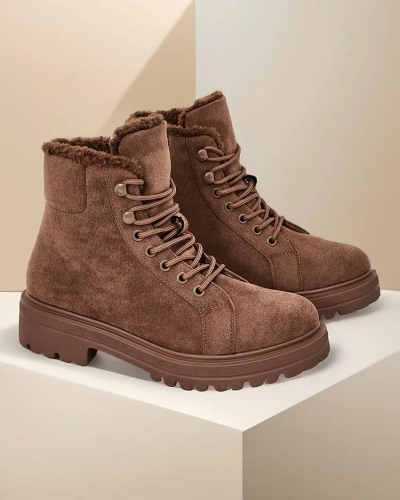 Женские ботинки на шнуровке Royalfashion Vesot