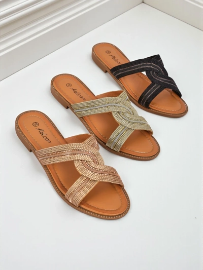 Royalfashion Babskie laczki plecione Woven Breeze