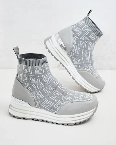 Royalfashion Женские спортивные высокие кроссовки Lori