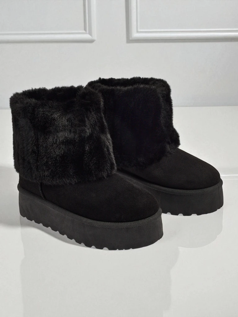 Ботинки a'la снегоходы женские с мехом Irelle