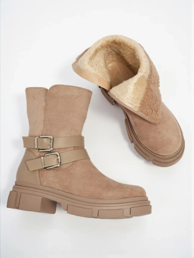 Aukštesni moteriški eko zomšiniai aulinukai Callire