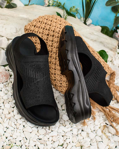 Royalfashion Moteriški sandalai su cirkoniais Alebin