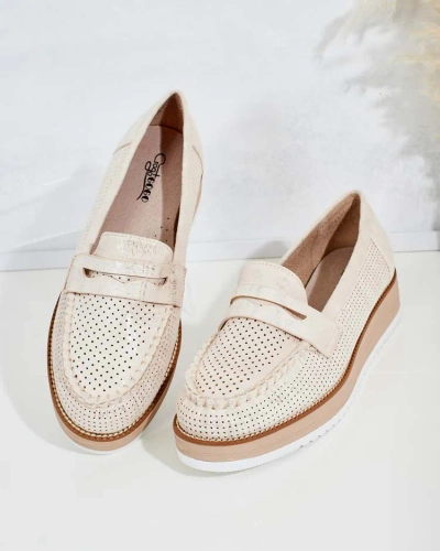 Royalfashion Ажурные женские мокасины Moell