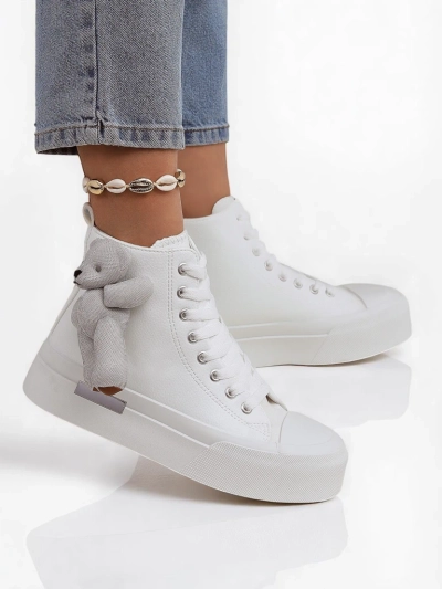 Royalfashion Женские высокие кеды с мишкой Теди