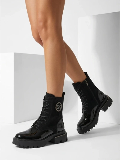 Moteriški aulinukai eko oda ir eko zomša Lalunes