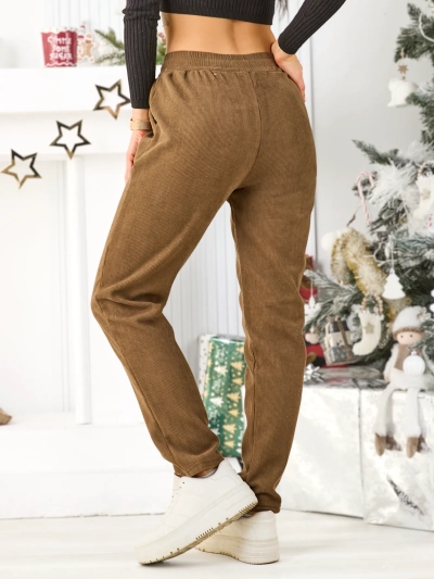 Royalfashion Теплые женские спортивные брюки плюс размер