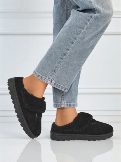Короткие женские ботинки a'la снегоходы с мехом Velour Fang