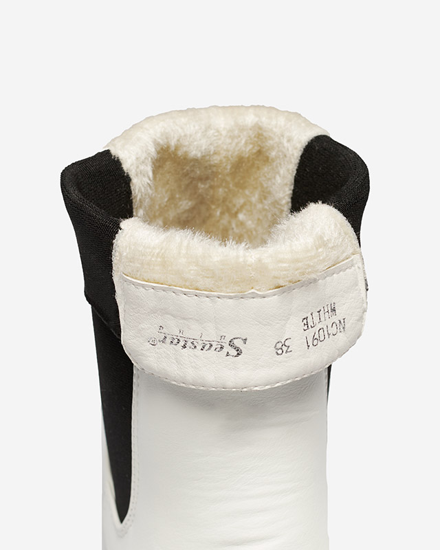 Moteriški Aulinukai Astra Balti Odiniai Elegantiški Rudeniui