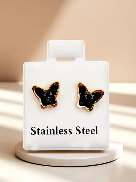 Royalfashion Women's Cirkonio Butterfly Earrings