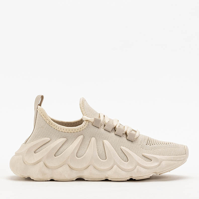 Moteriški smėlio spalvos sportiniai bateliai su unikaliu Octapiso padu - Avalynė