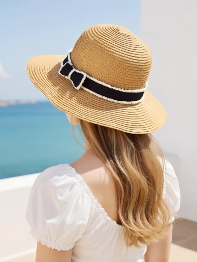 Royalfashion Moteriška šiaudinė skrybėlė Sunny Meadow
