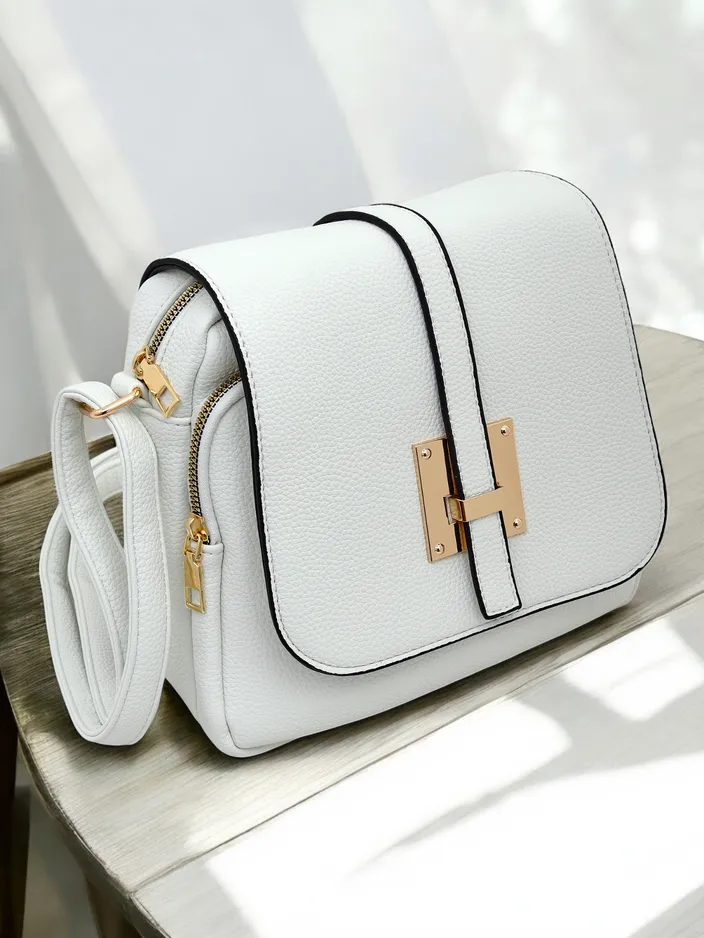 Royalfashion Universalus kvadratinis krepšys, pagamintas iš ekokožos