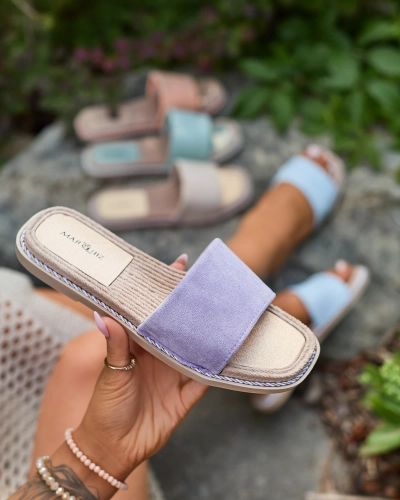 Фиолетовые женские шлепанцы Victoria