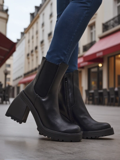 Женские ankle boots на толстом каблуке Dieno