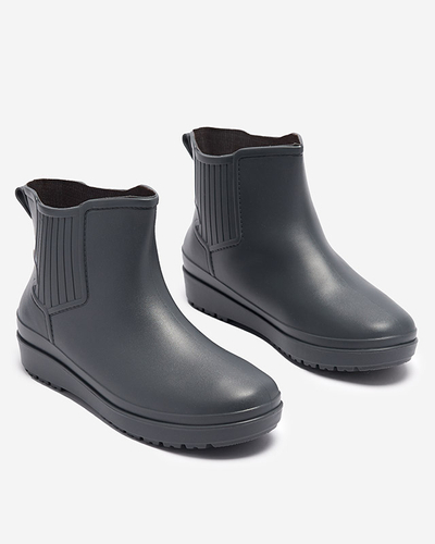 Серые матовые женские веллингтоны Neriva - Обувь