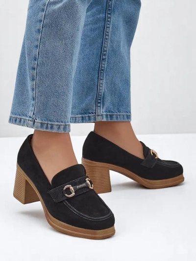 Royalfashion Женские лоферы на устойчивом каблуке Apareus