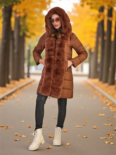 Женская куртка Royalfashion с отстёгивающимися рукавами