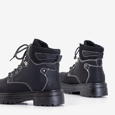 Juodi moteriški batai su izoliacija „Paventia“ - Batai