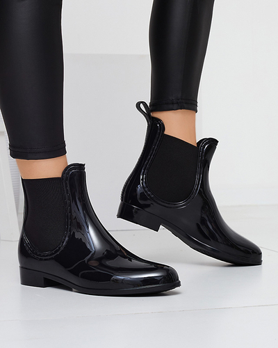 Juodai lakuoti Olixa moteriški kaliošai - Avalynė