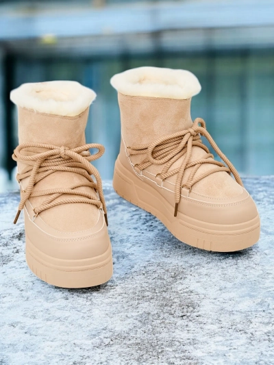 Женские утепленные снежные ботинки Royalfashion Moniuc