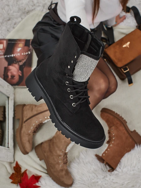 Eko zomšiniai moteriški aulinukai suvarstomi Ferlyne