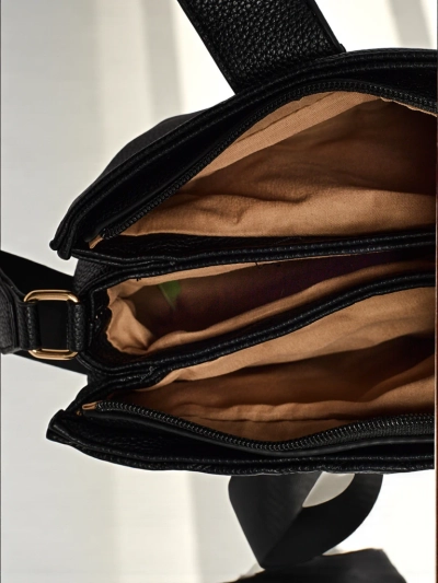 Маленькая стеганая сумочка из мягкой экокожи Cinder Loom