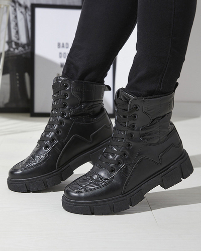 OUTLET Черные женские неутепленные ботинки-багги Qertera- Footwear