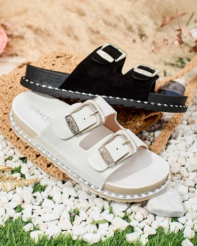 Royalfashion Женские шлепанцы на плоской подошве Rolii